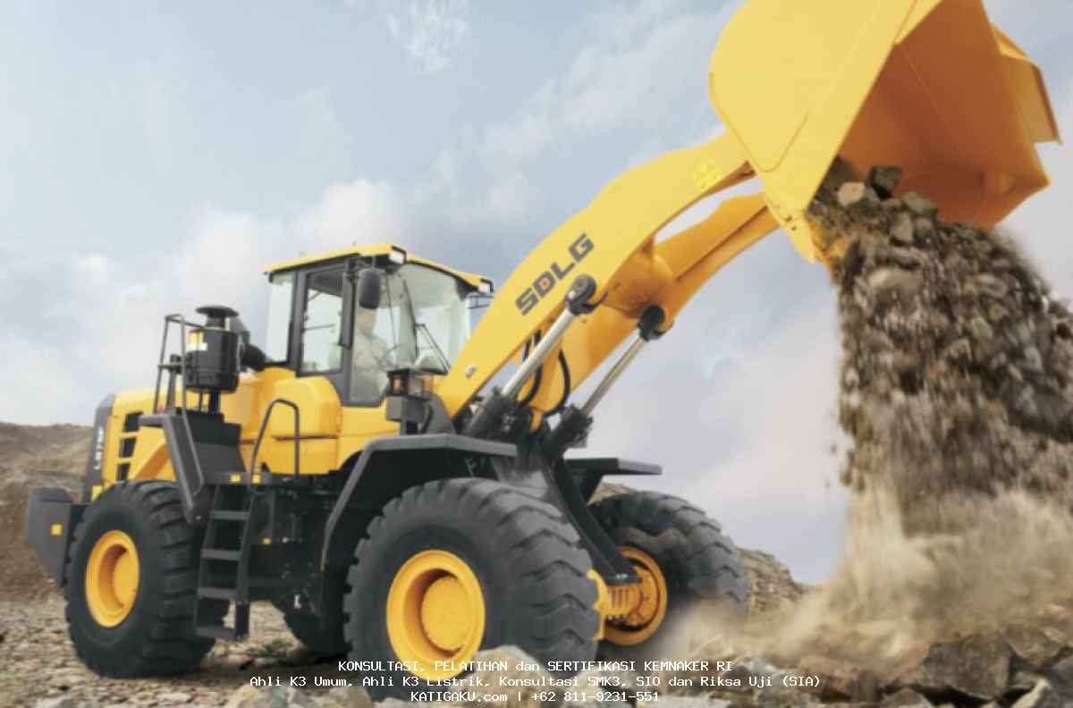 Alat Berat Konstruksi Backhoe Loader dan Motor Grader