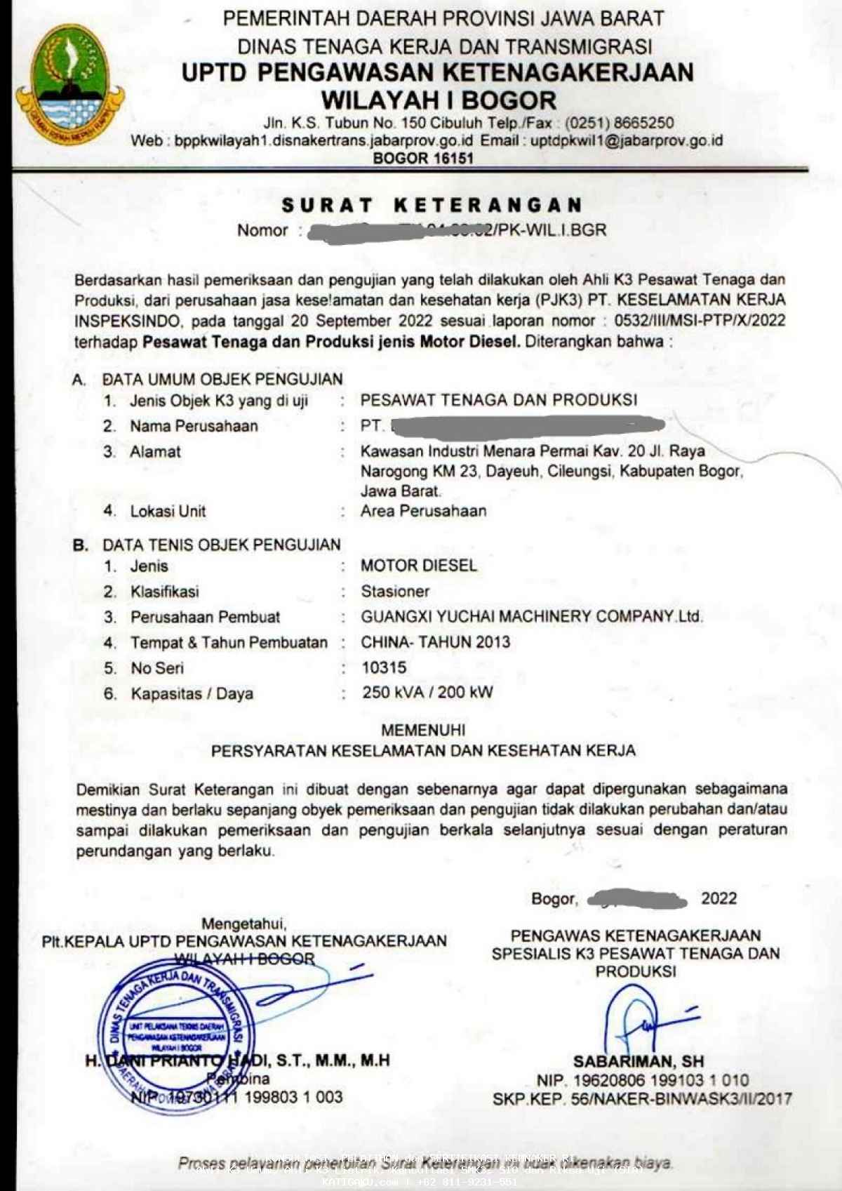 Riksa Uji Ponton Crane untuk Mendapatkan SIA/SILO/Suket K3 Alat: Keamanan dan Kepatuhan dalam Operasi