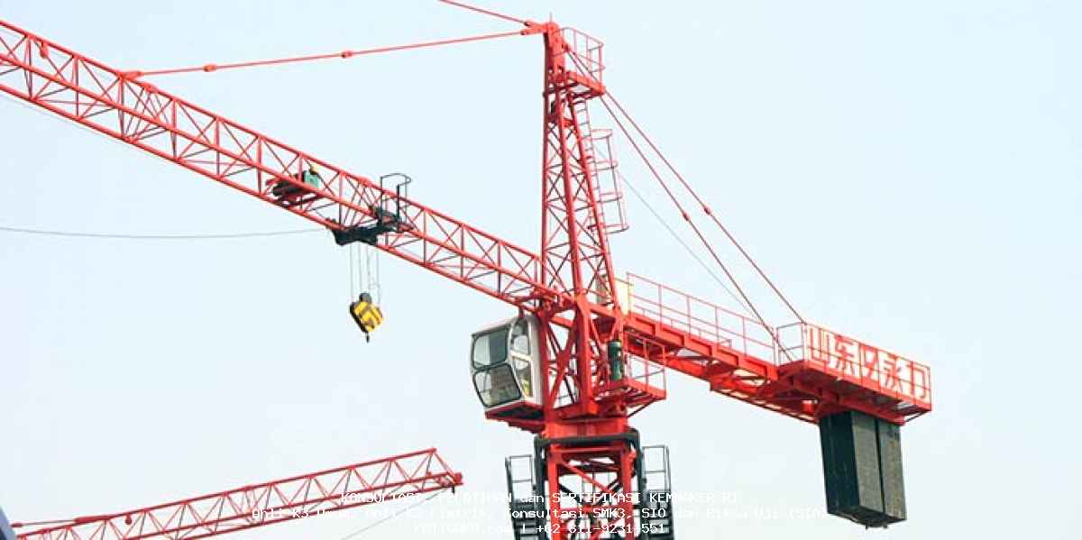 Tower Crane, Tipe Tower Crane, Pemasangan Tower Crane dan Kapasitasnya