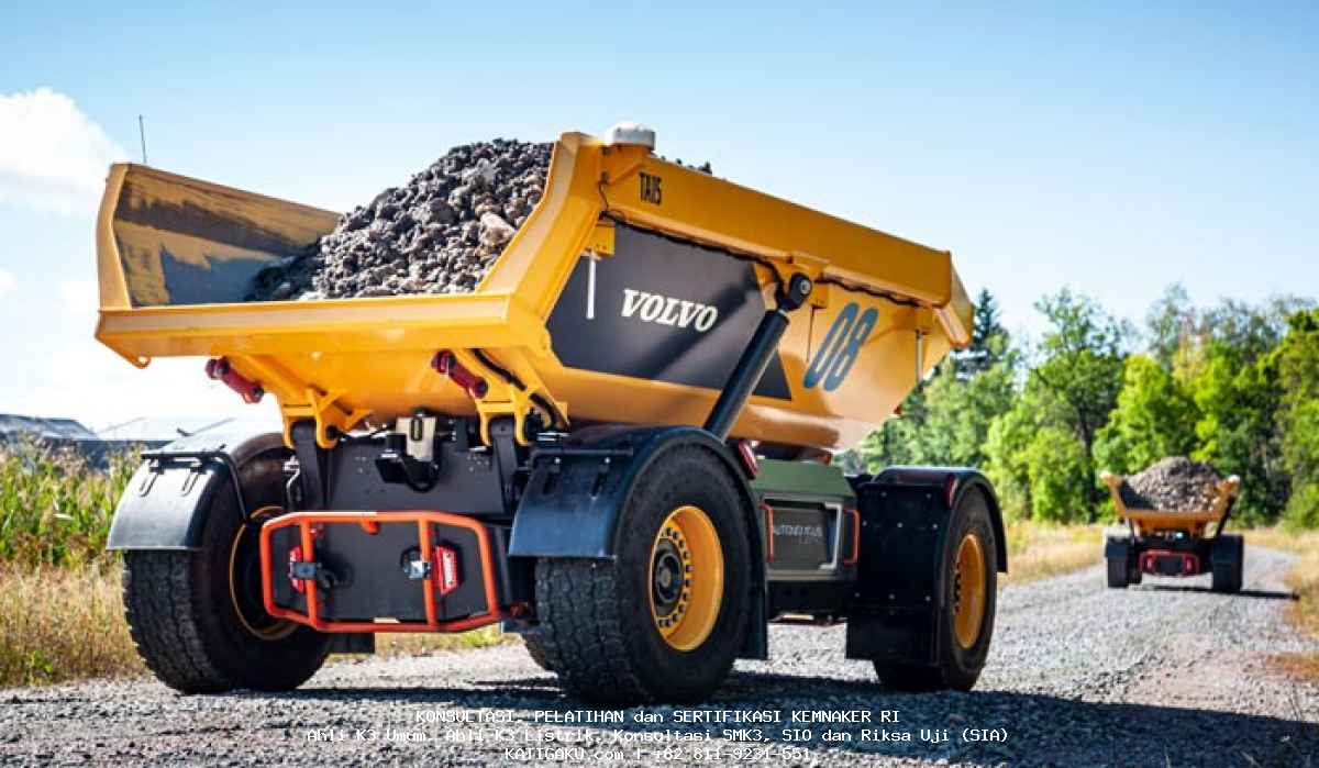 Volvo Kembangkan Alat Berat Otonom Tenaga Baterai Listrik