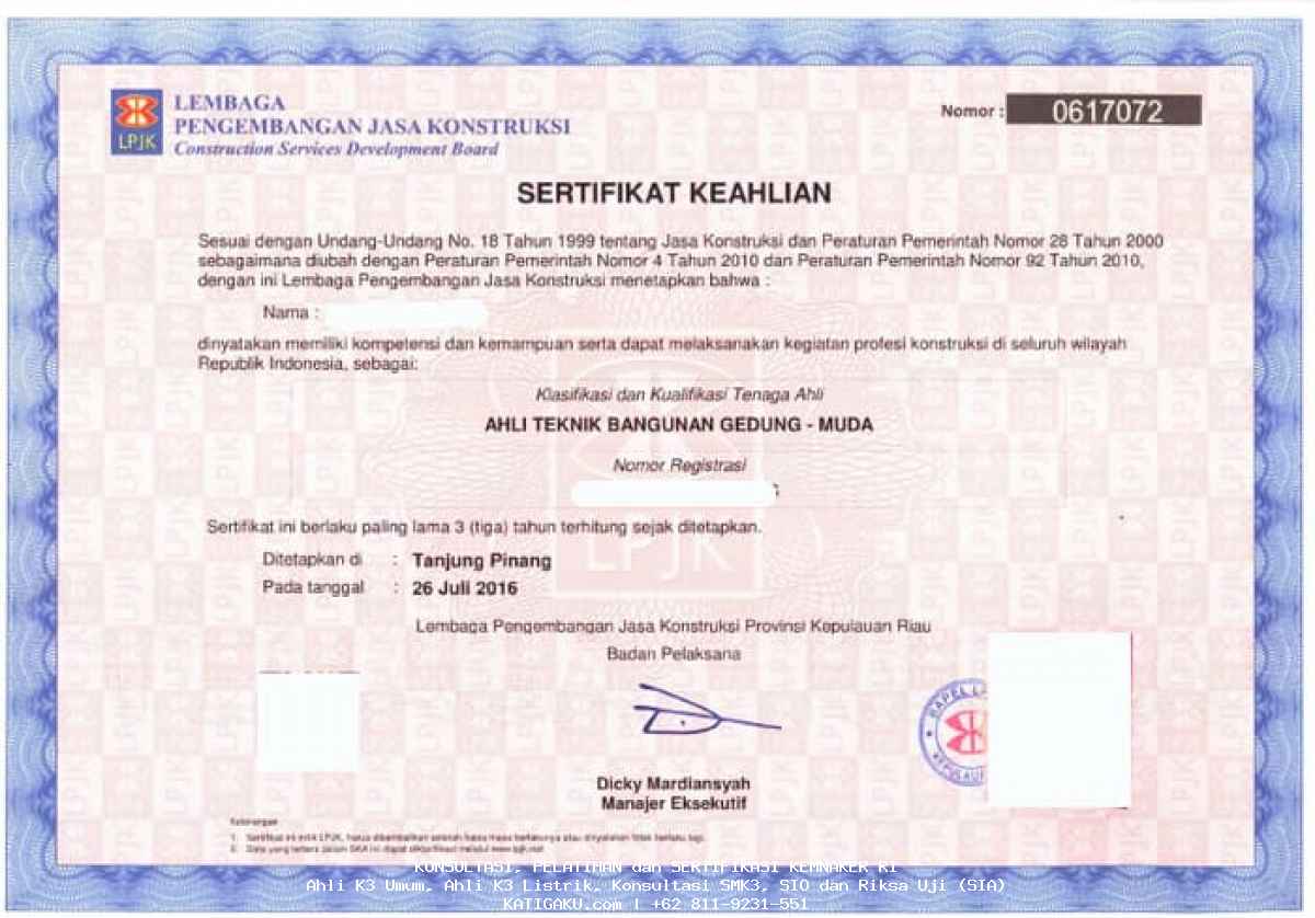Wajib Punya SKK Konstruksi Sertifikat Keahlian Para Pekerja Konstruksi